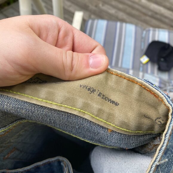 Vintage Ed Hardy Embroidered Jeans By Christian Audigier Vintage Tattoo Wear 34 - Picture 8 of 11